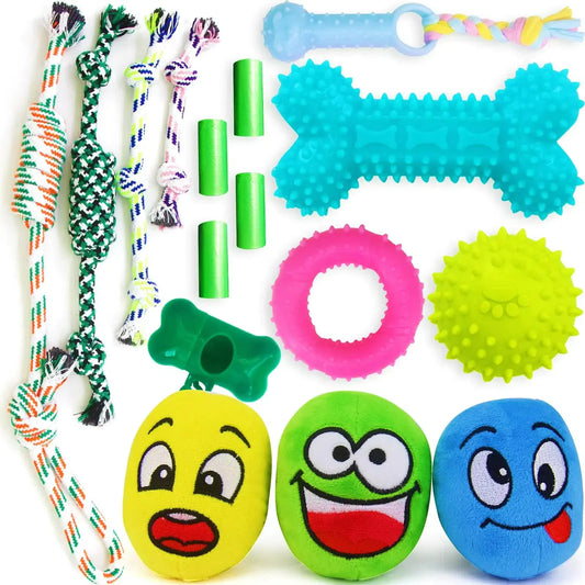 16 Pack Puppy Teething Toys